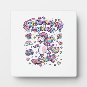 Unicorn Skateboarding Unicorn Bold Typography Shir Plaque