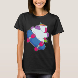 Unicorn Skater Skateboard T-Shirt