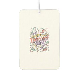 Unicorn Skater Unicorn Crew Whimsical Zazzle Desig Car Air Freshener