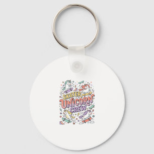 Unicorn Skater Unicorn Crew Whimsical Zazzle Desig Key Ring