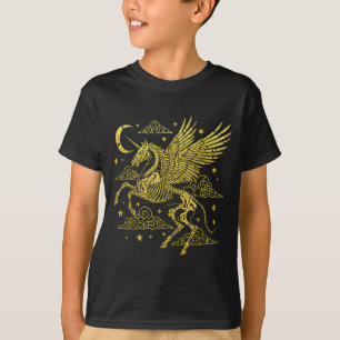 Unicorn skeleton halloween spooky gothic for men T-Shirt