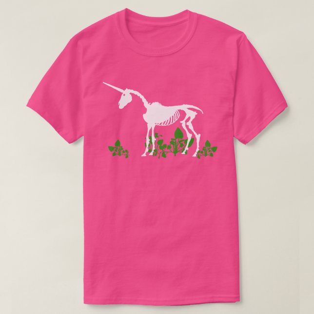 Unicorn Skeleton T-Shirt (Design Front)