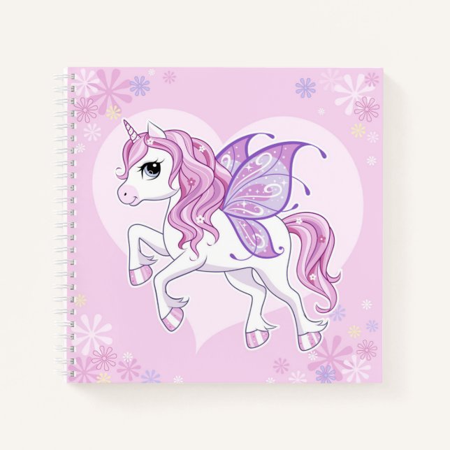 Unicorn  Sketchbook  Notebook (Front)