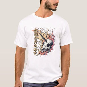 Unicorn Skull - In the Eternal Flames T-Shirt