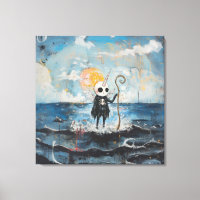 Unicorn Skull Magical Witchy Goth Spider AI Art