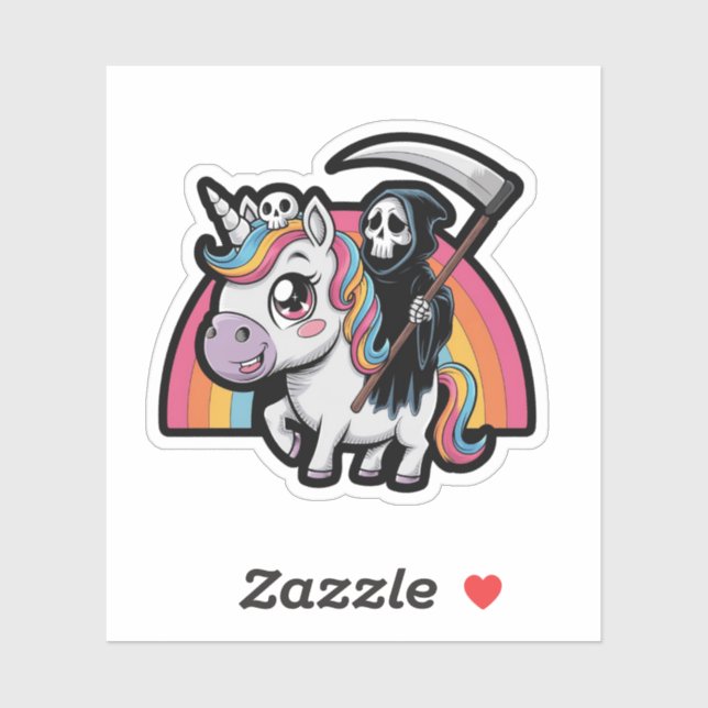 Unicorn Skull Riding (Sheet)