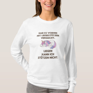 Unicorn Sleep Funny Saying Athlete Humour T-Shirt