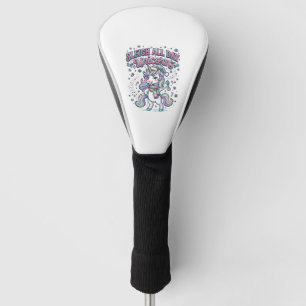 Unicorn Sleigh All Day Unicorn Charming Merch Desi Golf Head Cover
