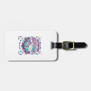 Unicorn Slothicorn Slow Magic Colourful Marketplac Luggage Tag