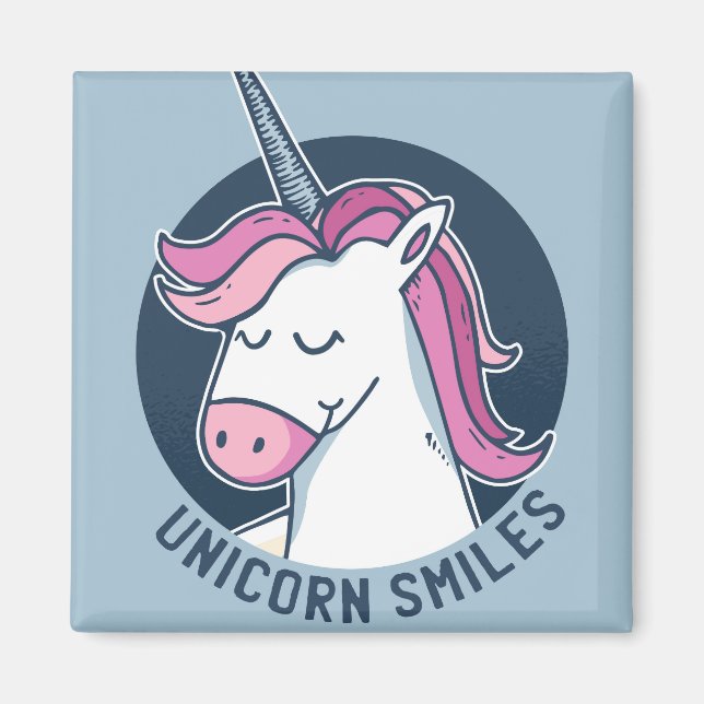 Unicorn Smiles Magnet (Front)