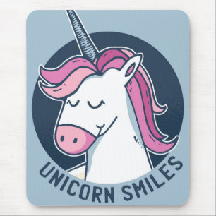 Unicorn Smiles Mouse Mat