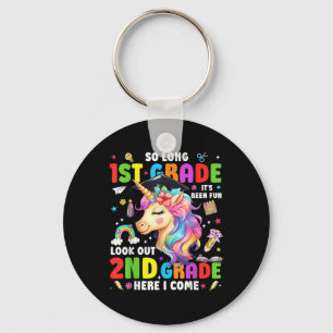 Unicorn So Long First Grade Graduation 2nd Grade H Key Ring