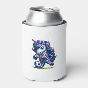 Unicorn Soccer Team Player Tank Top Can Cooler