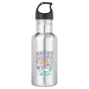 Unicorn Soccer Unicorn Star Cute 532 Ml Water Bottle