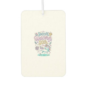 Unicorn Soccer Unicorn Star Cute Car Air Freshener