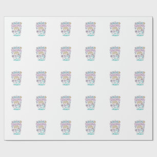 Unicorn Soccer Unicorn Star Cute Wrapping Paper