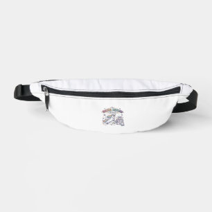 Unicorn Soccer Unicorn Star Funny Vector Design_1 Bum Bags