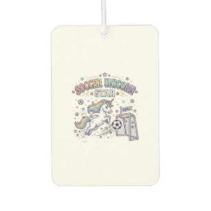 Unicorn Soccer Unicorn Star Funny Vector Design_1 Car Air Freshener