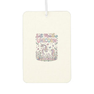 Unicorn Soft Meadow Unicorn Adorable Vector Design Car Air Freshener
