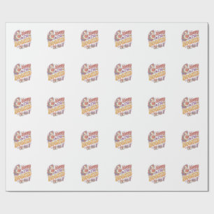 Unicorn Sorry I'm Booked Whimsical Zazzle Design_1 Wrapping Paper