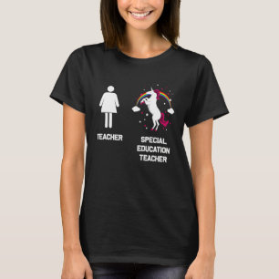 Unicorn Special Educator Teacher Back To School T-Shirt