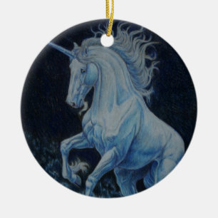Unicorn Splash Ceramic Tree Decoration