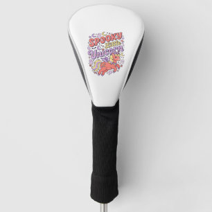 Unicorn Spooky Little Unicorn Whimsical White Back Golf Head Cover