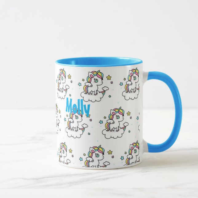 Unicorn Sprinkles Kawaii Cute Coffee Gift Cup (Right)