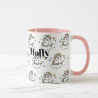 Unicorn Sprinkles Kawaii Cute cup mug