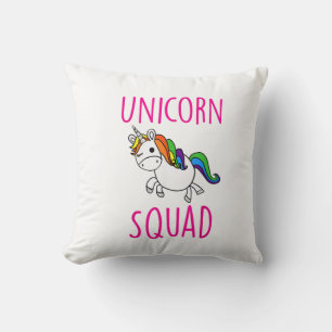 Unicorn Squad Cute Funny Unicorn Party Shirt T-Shi Cushion