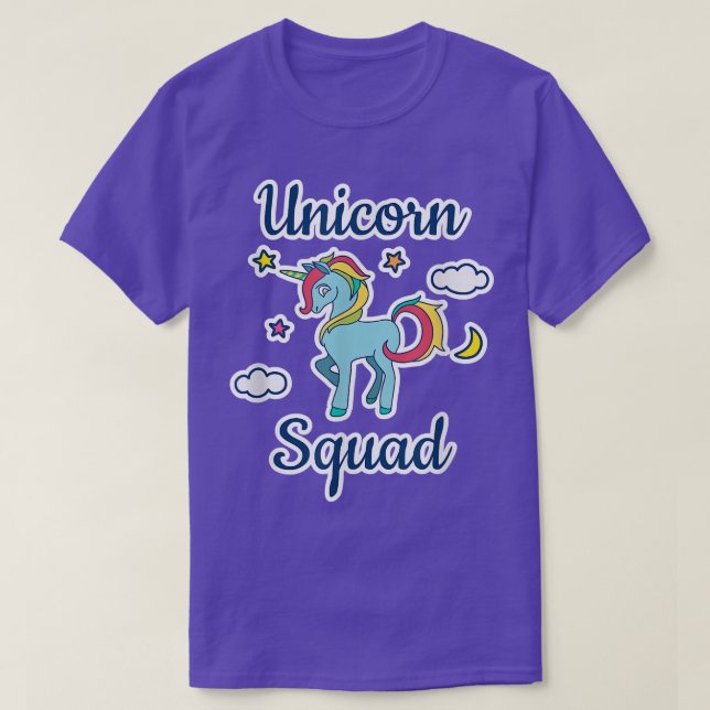 Unicorn Squad Fun Graphic Cute Magical Gift  T-Shirt (Design Front)
