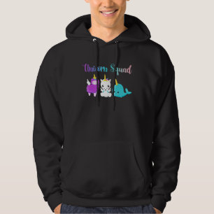 Unicorn Squad Llama Narwhal Tee