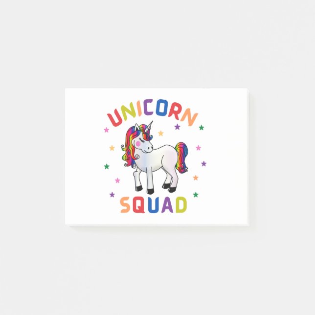 Unicorn Squad Post-it Notes (Front)