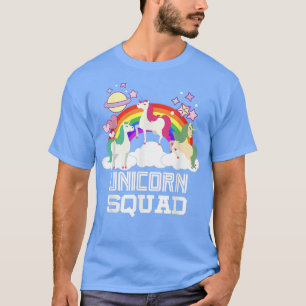 Unicorn Squad Rainbow Fantasy Fairy Tale T-Shirt