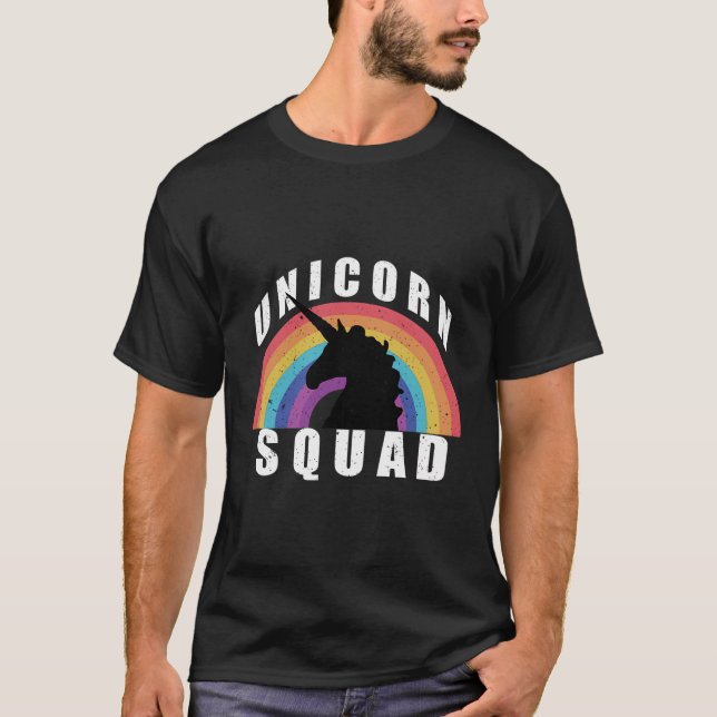 Unicorn Squad Rainbow Hoodies (Front)
