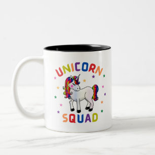 Unicorn Squad Two-Tone Coffee Mug