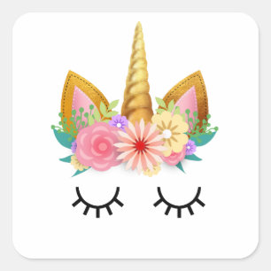 Unicorn Square Sticker