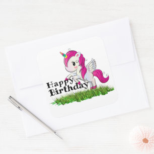Unicorn  square sticker