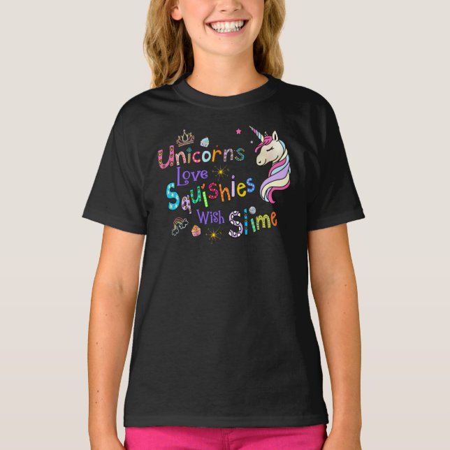 Unicorn Squishies Slime T-Shirt (Front)