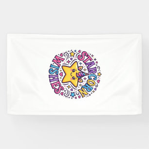 Unicorn Starcorn Wishes Commercial Print on Demand Banner