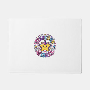 Unicorn Starcorn Wishes Commercial Print on Demand Doormat