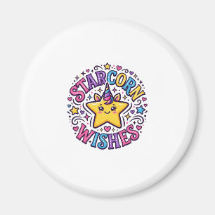 Unicorn Starcorn Wishes Commercial Print on Demand Magnet