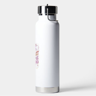 Unicorn Stardust in My Veins Whimsical Merch Desig Water Bottle