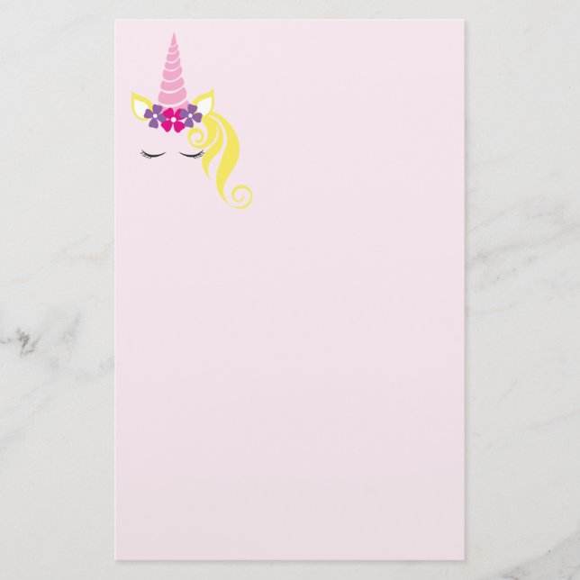 Unicorn stationery (Front)