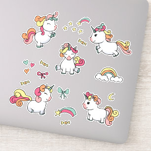 Unicorn sticker sheet