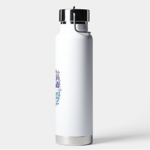 Unicorn Stormy but Sparkly Retro Style Cute Gift D Water Bottle