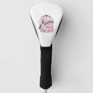 Unicorn Stretching Into My Magic Stylish White Bac Golf Head Cover