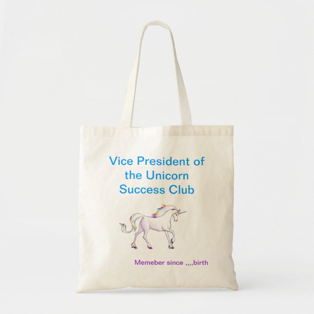 Unicorn Success Club bag (Front)