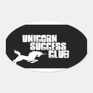 Unicorn success club stickers