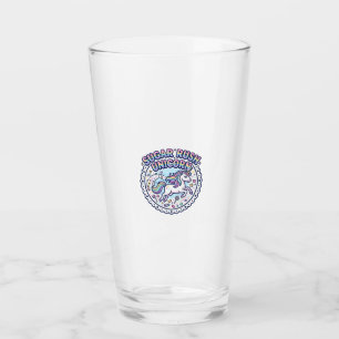 Unicorn Sugar Rush Unicorn Funny Cute Gift Design_ Glass